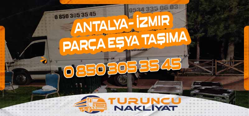 Antalya İzmir Arası Taşıma